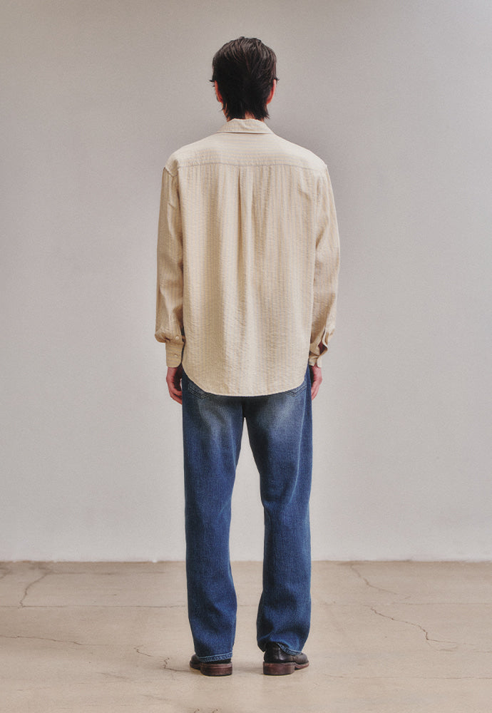Art if acts - Wrinkle Rayon Shirt (French Beige) product image 5 | TRAB K-Fashion Australia