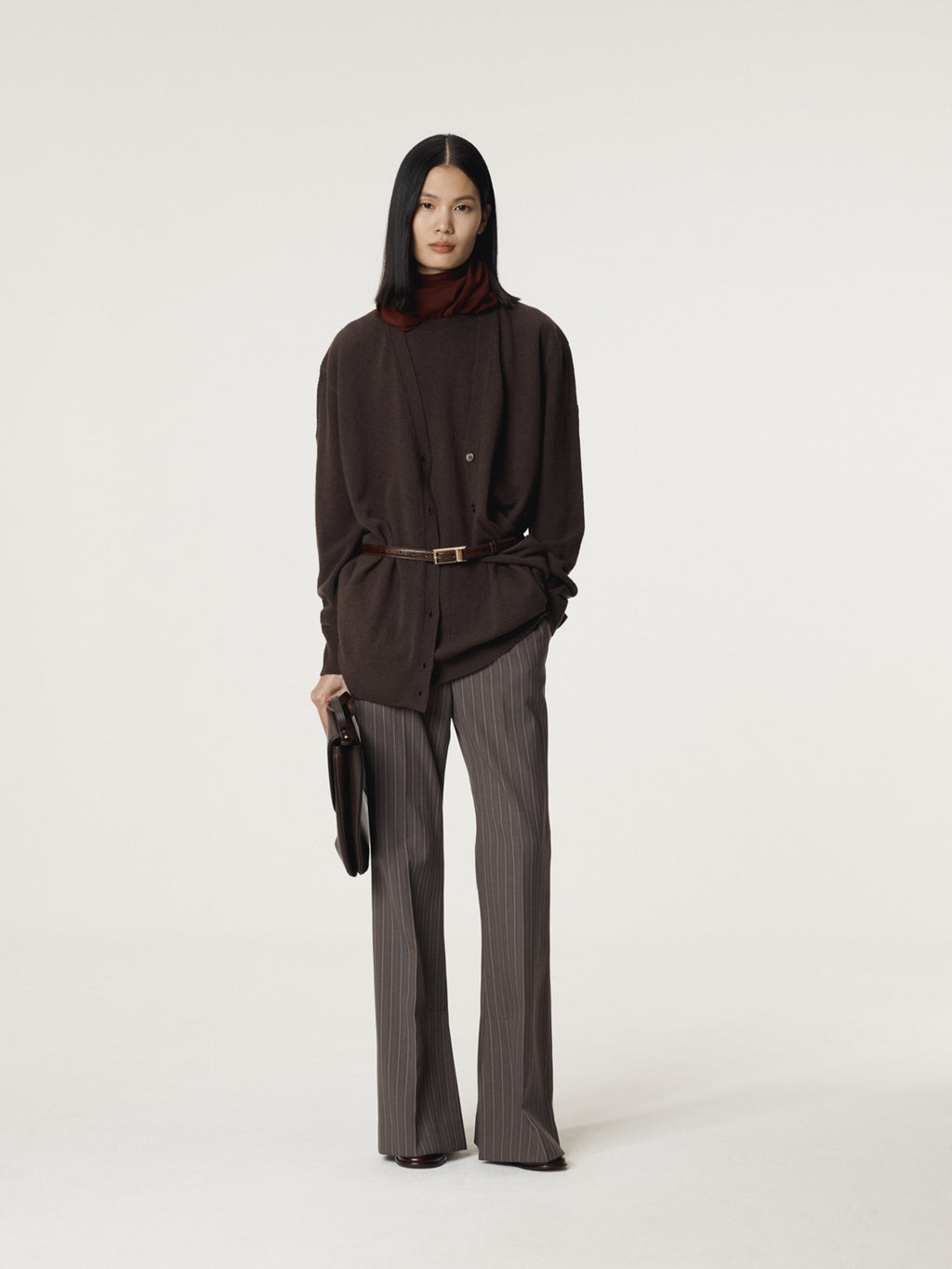 Recto - Rc Signature Stripe Flare Pants (Sepia Grey) product image 5 | TRAB K-Fashion Australia