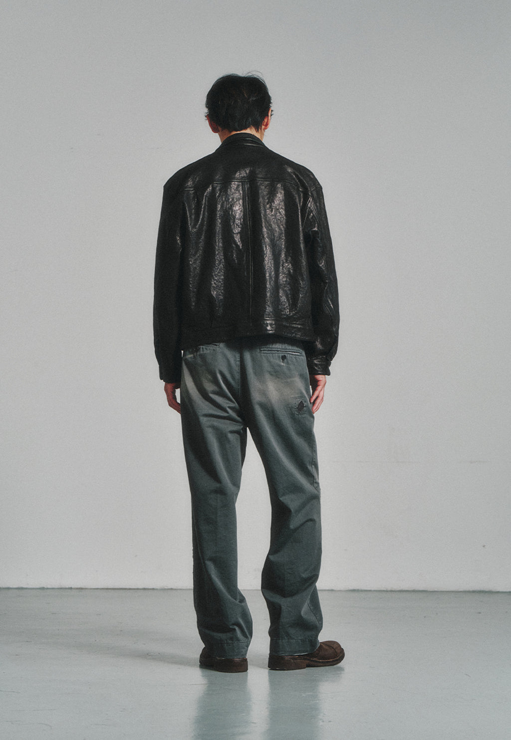 Art if acts - Washed Leather Trucker (Black) product image 4 | TRAB K-Fashion Australia