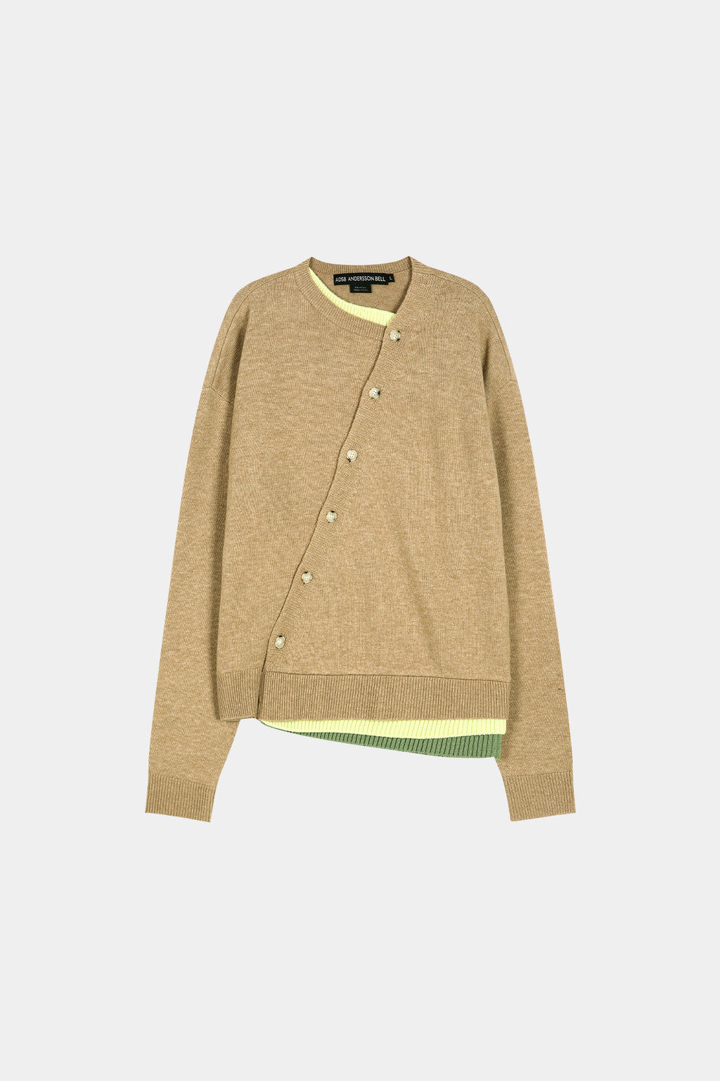 Andersson Bell - Layered Cardigan (Camel) product image 8 | TRAB K-Fashion Australia