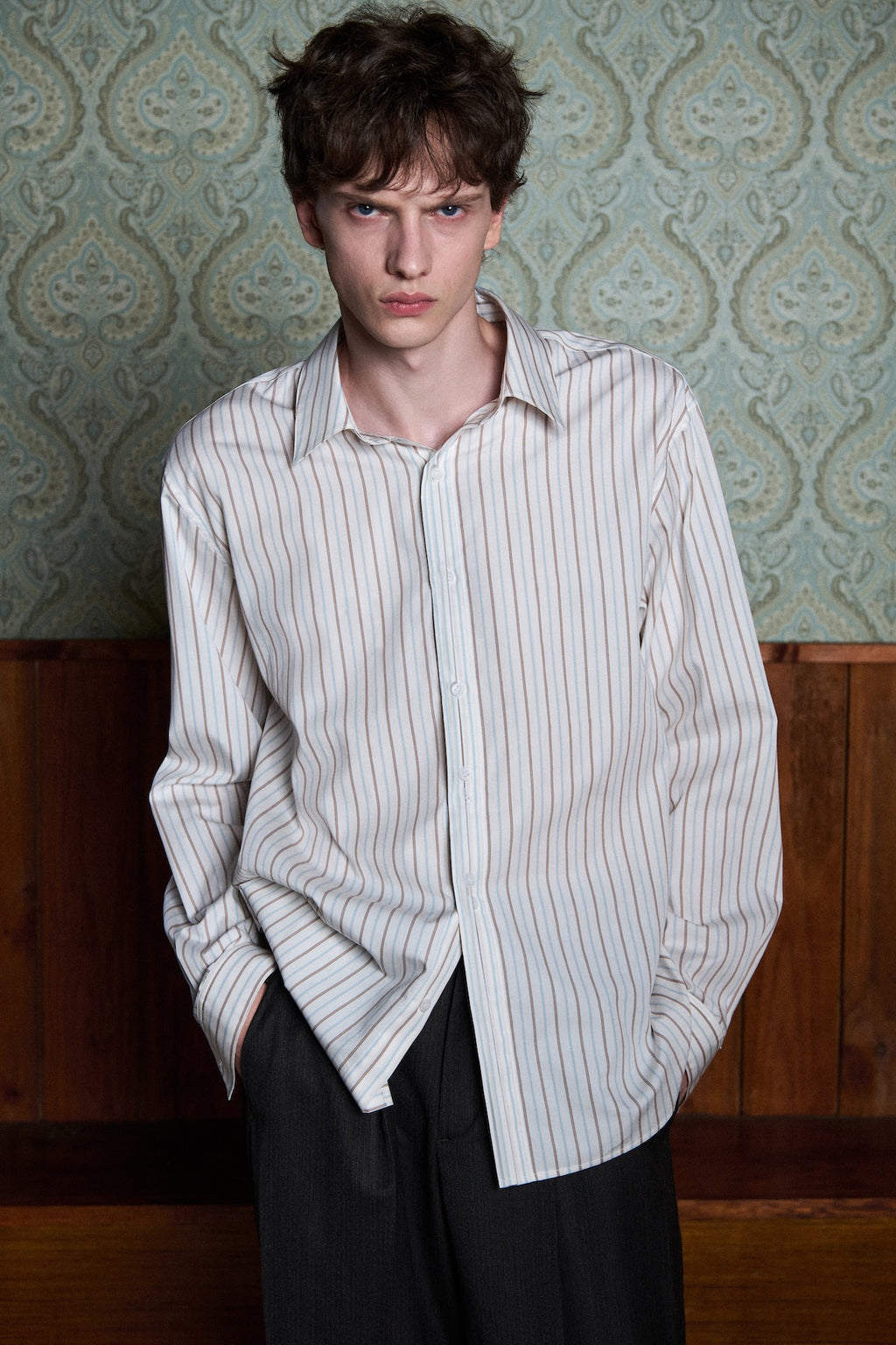 STU - Extra Button Shirt (White) product image 7 | TRAB K-Fashion Australia