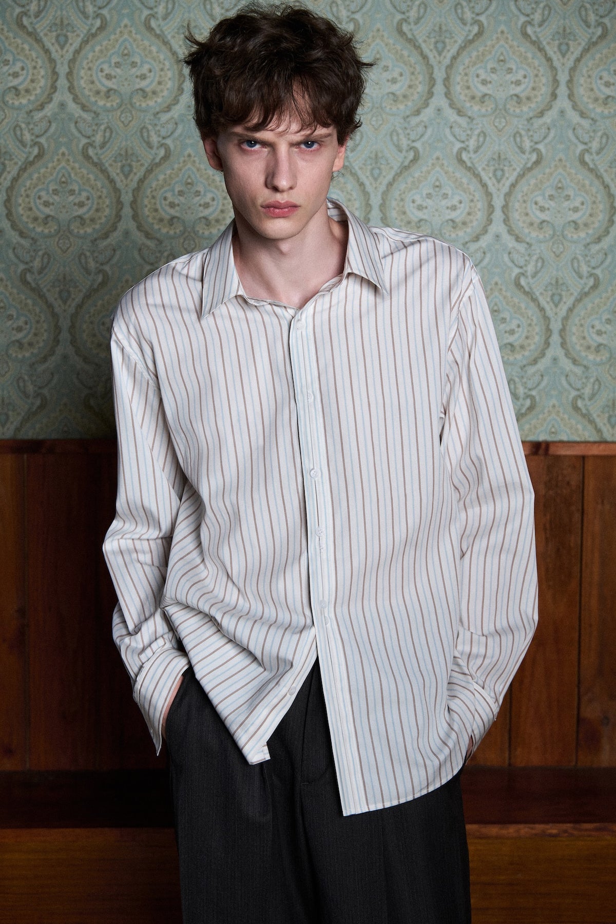 STU - Extra Button Shirt (White) product image 7 | TRAB K-Fashion Australia