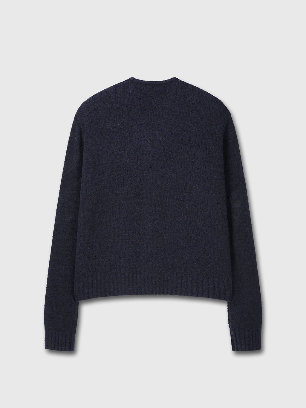 Tonywack - Baby Alpaca Brushed Zip Cardigan (Navy) product image 8 | TRAB K-Fashion Australia