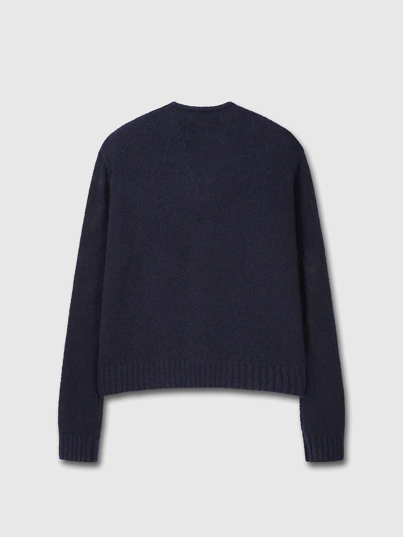 Tonywack - Baby Alpaca Brushed Zip Cardigan (Navy) product image 8 | TRAB K-Fashion Australia