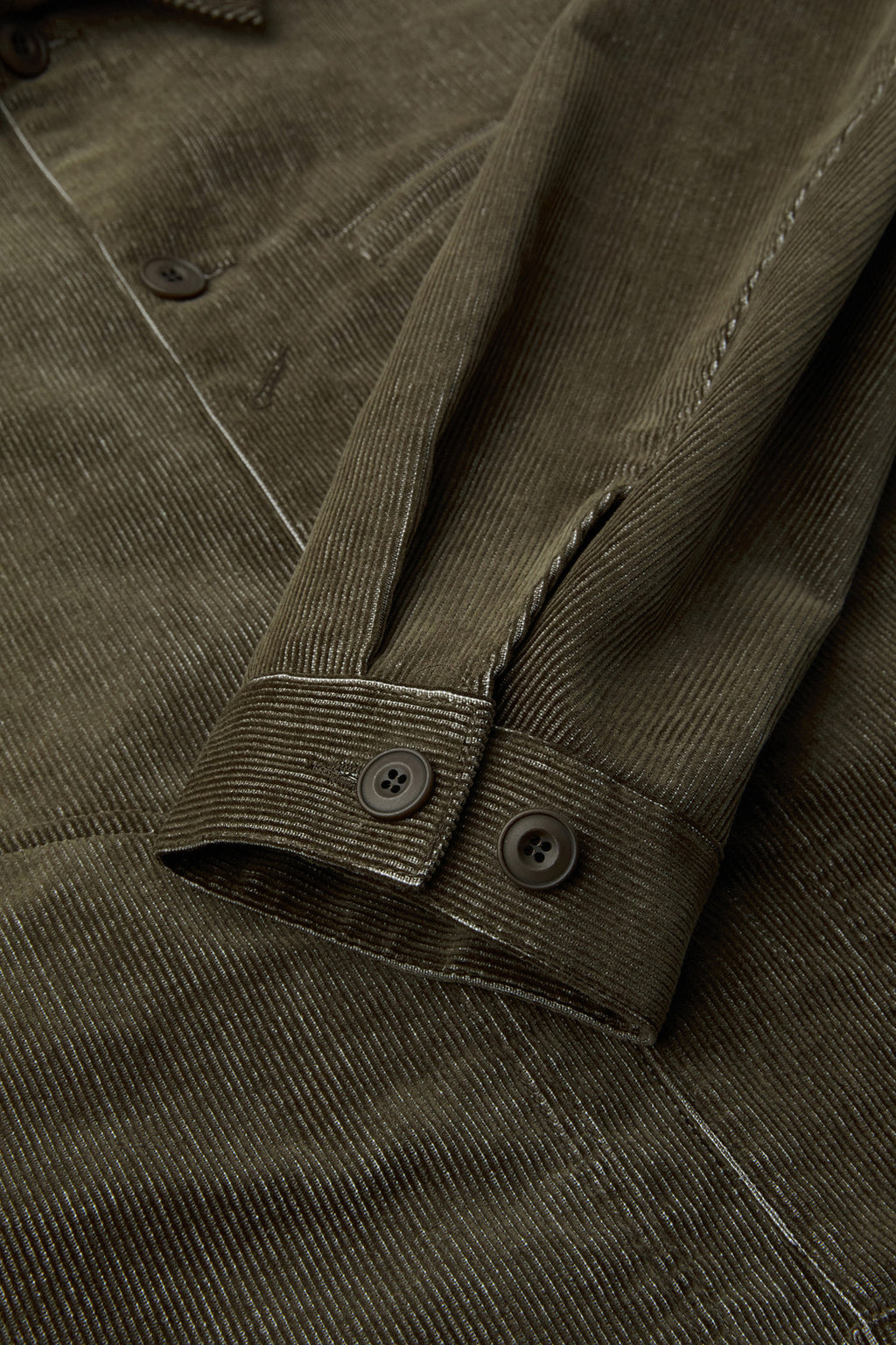Coor - Corduroy Multi Pocket Shirt Jacket (Brown) product image 6 | TRAB K-Fashion Australia