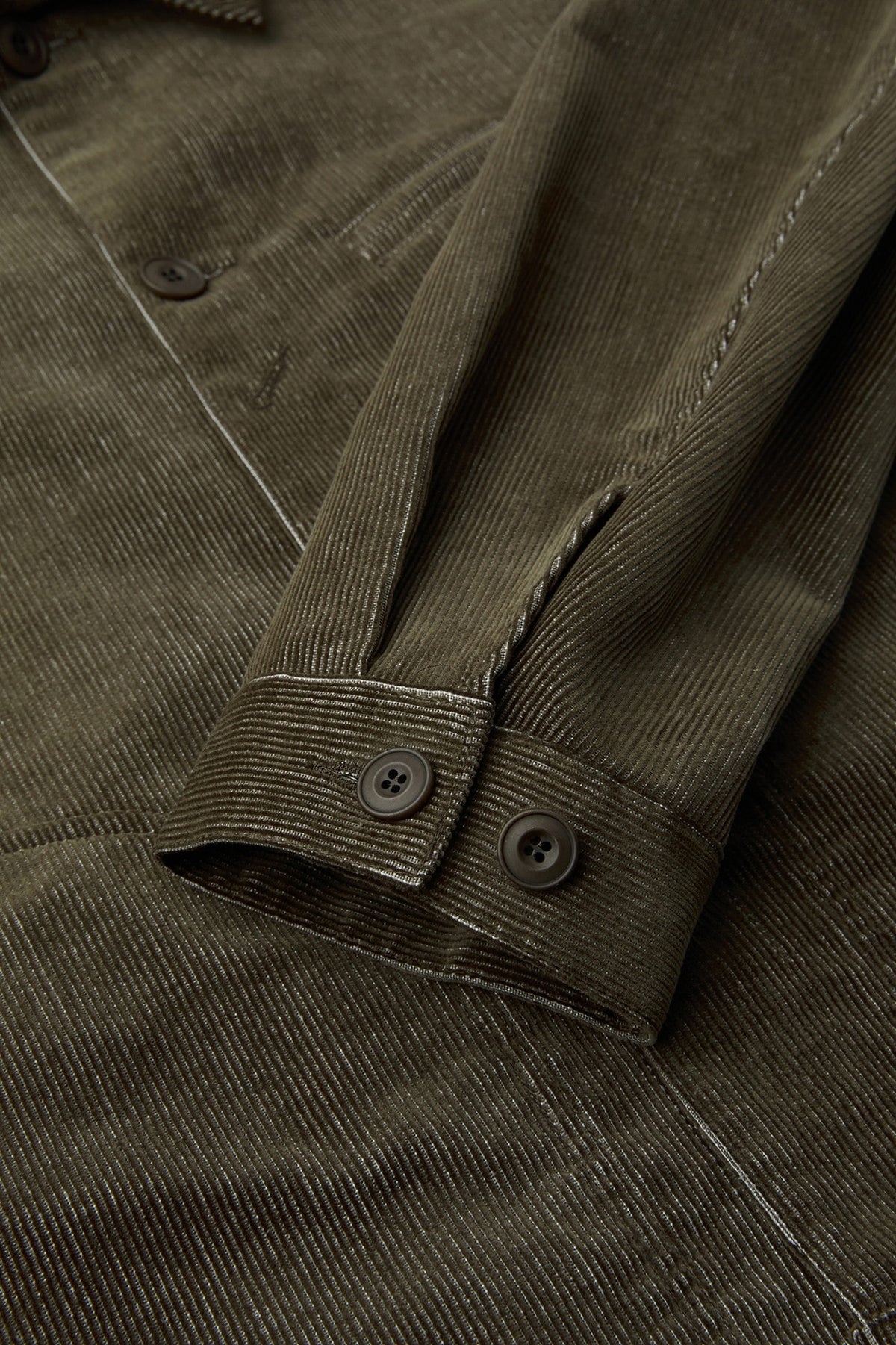 Coor - Corduroy Multi Pocket Shirt Jacket (Brown) product image 6 | TRAB K-Fashion Australia