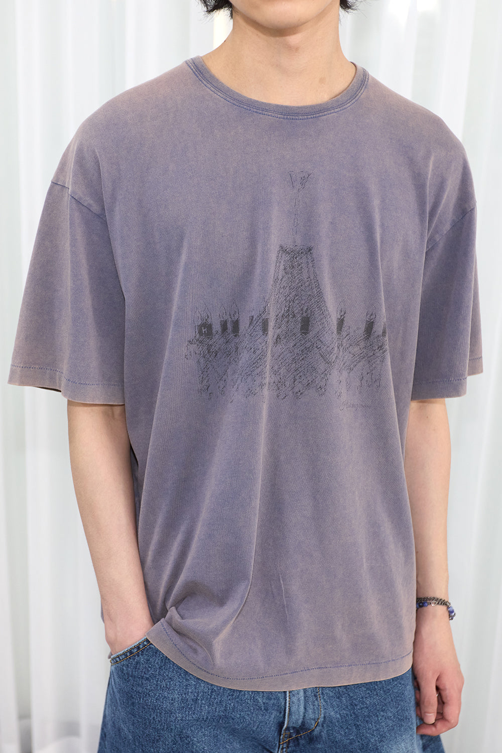 Hatchingroom - Chandelier Tee Bleached (Blue) product image 10 | TRAB K-Fashion Australia