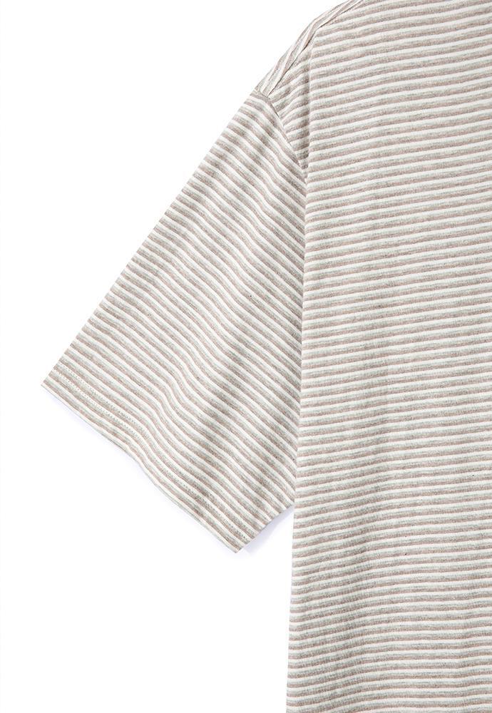 Art if acts - Washed Stripe Pocket S/S Tee (Dove) product image 13 | TRAB K-Fashion Australia