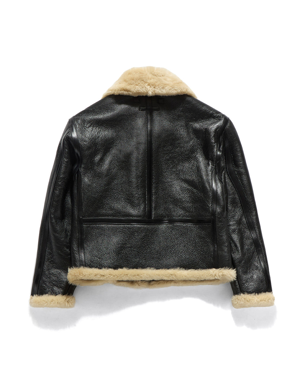 Eastlogue - Aviator Shearling Mouton Short Jacket (Black) product image 2 | TRAB K-Fashion Australia
