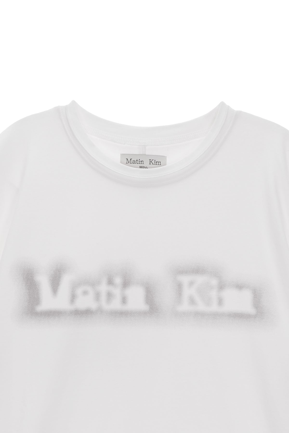 Matin Kim - Matin Shade Logo Top (White) product image 3 | TRAB K-Fashion Australia