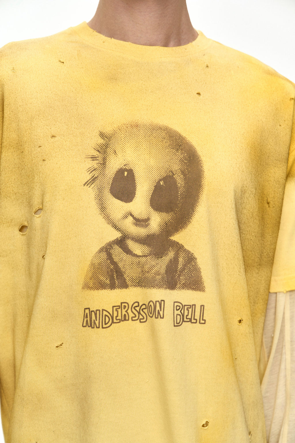 Andersson Bell - Unisex Alien Machinery T-Shirt (Yellow) product image 5 | TRAB K-Fashion Australia