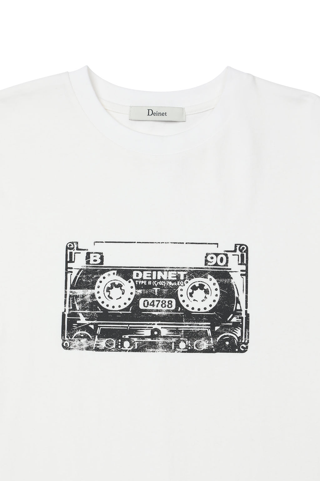 Deinet - Tape T-Shirt (White) product image 10 | TRAB K-Fashion Australia
