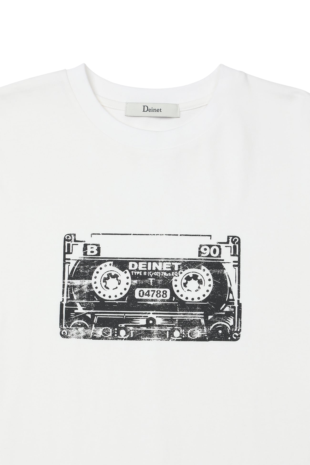 Deinet - Tape T-Shirt (White) product image 10 | TRAB K-Fashion Australia