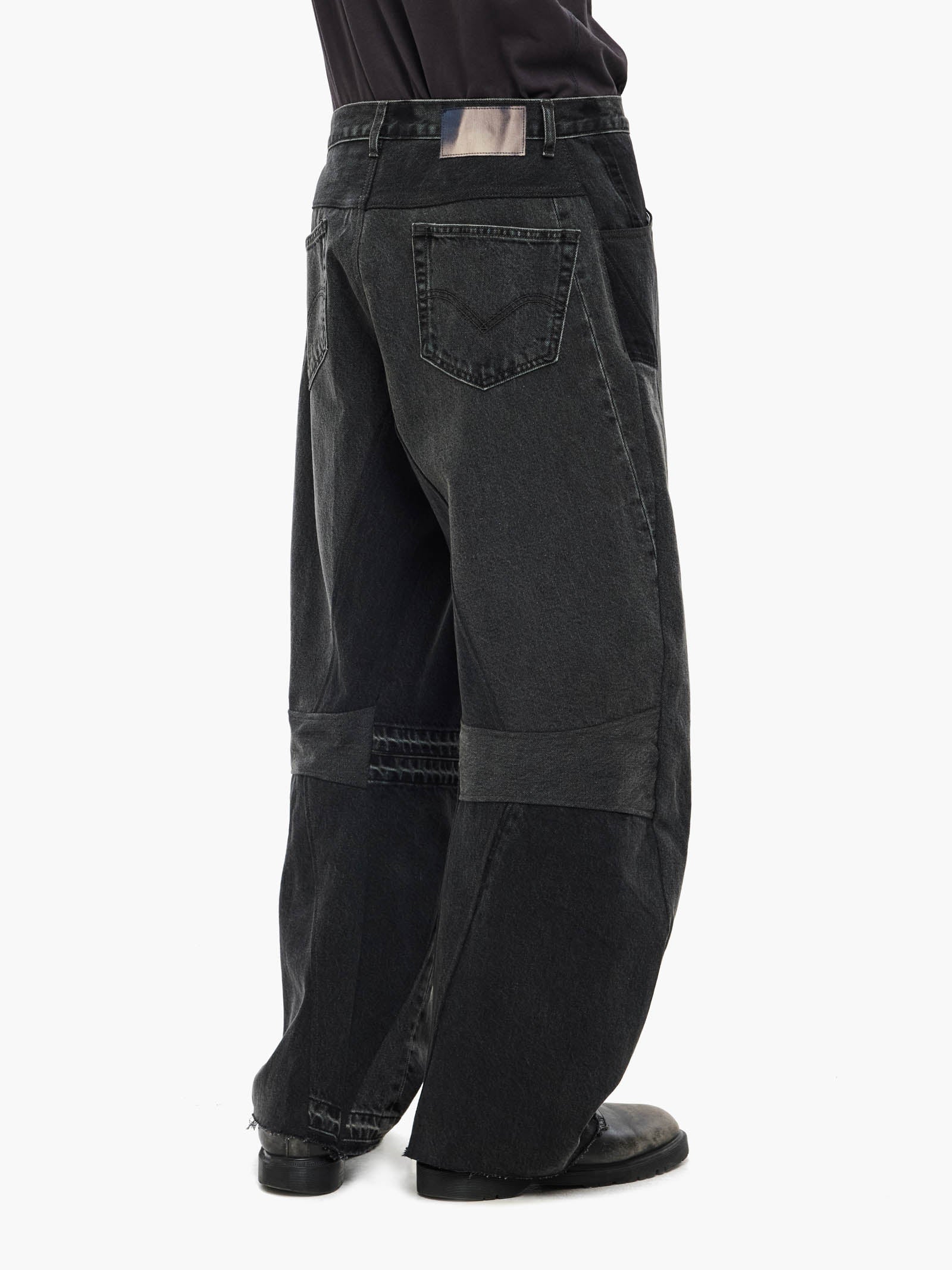 Jiyong Kim - Re-Worked Denim Pants (Black) product image 6 | TRAB K-Fashion Australia
