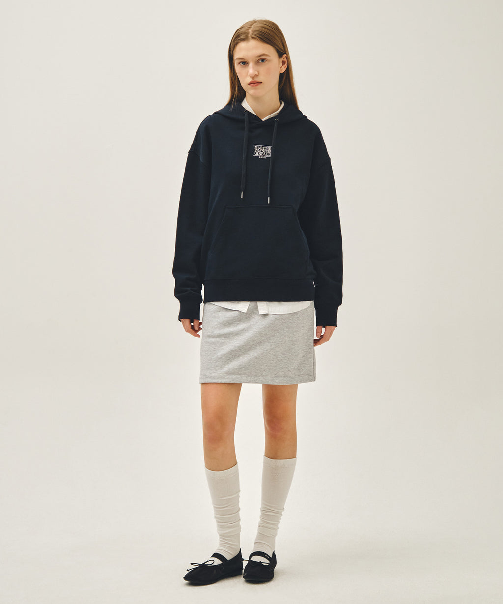 Marithe & Francois Girbaud - Vintage Classic Logo Sweat Mini Skirt (Heather Gray) product image 1 | TRAB K-Fashion Australia