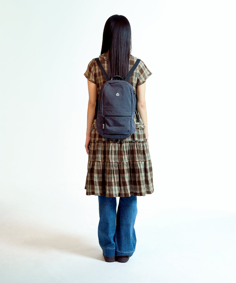 Coyseio - Raw Edge Check One Piece (Brown) product image 12 | TRAB K-Fashion Australia