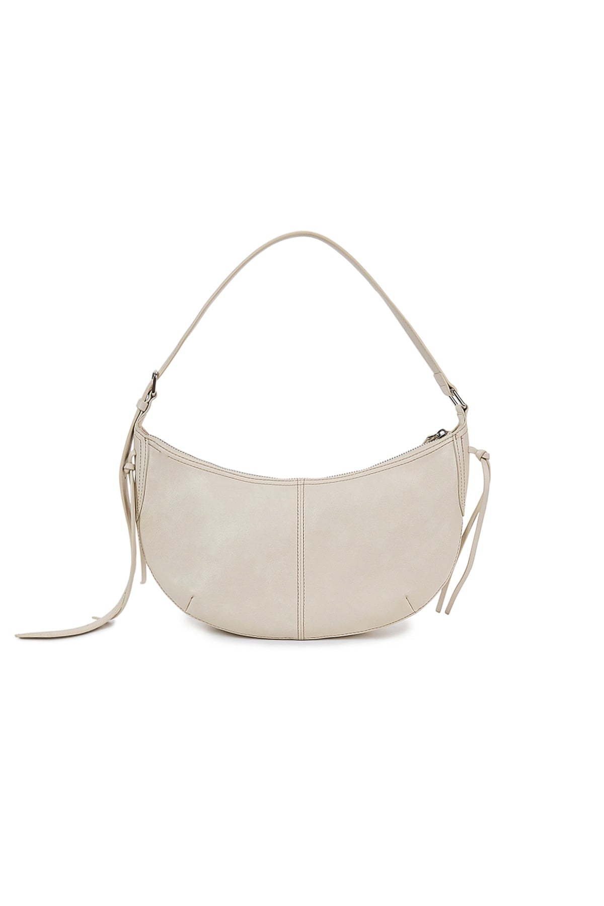 Matin Kim - Moonline Arc Hobo Bag (Light Beige) product image 2 | TRAB K-Fashion Australia