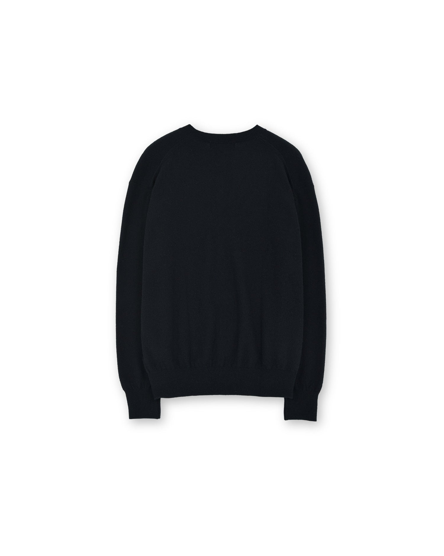 Brownyard - Extra Super Fine V Neck Knit (Black) product image 5 | TRAB K-Fashion Australia