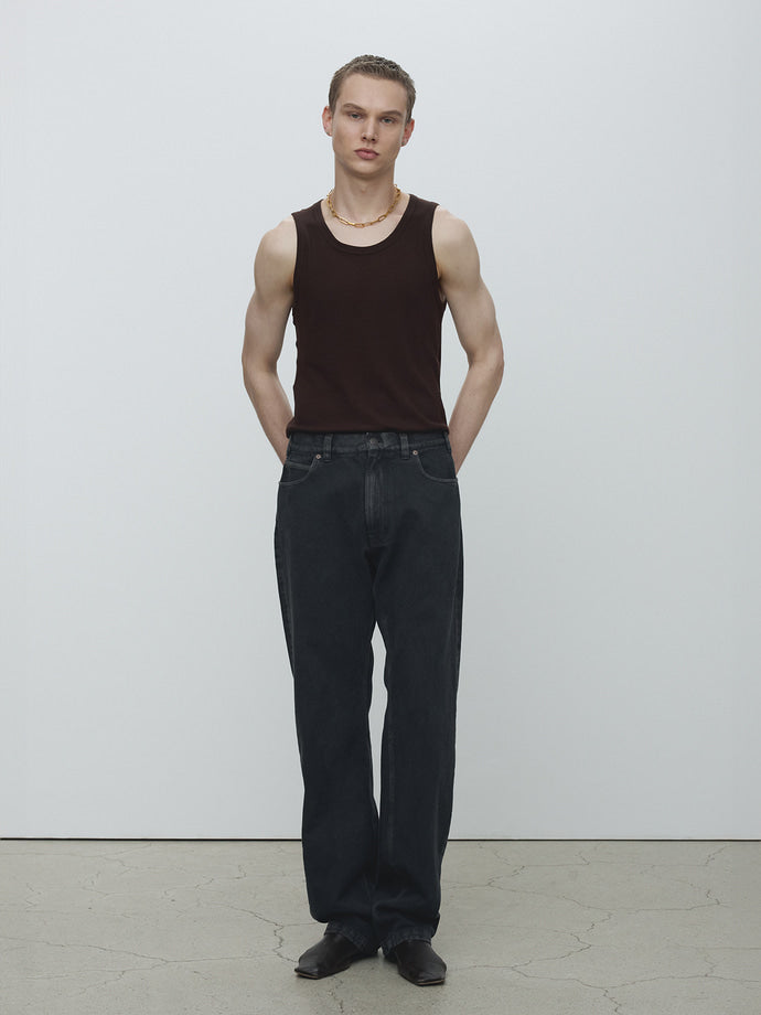 Tonywack - Loose Straight Overdye Denim Jeans (Carbon Pigment) product image 7 | TRAB K-Fashion Australia