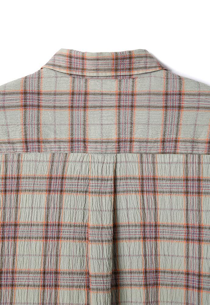 Art if acts - Vintage Check Half Shirt (Jade) product image 12 | TRAB K-Fashion Australia