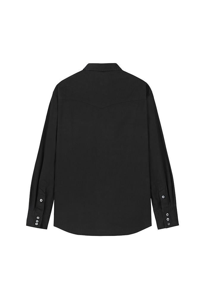 Art if acts - Washed Western Shirt (Vintage Black) product image 9 | TRAB K-Fashion Australia