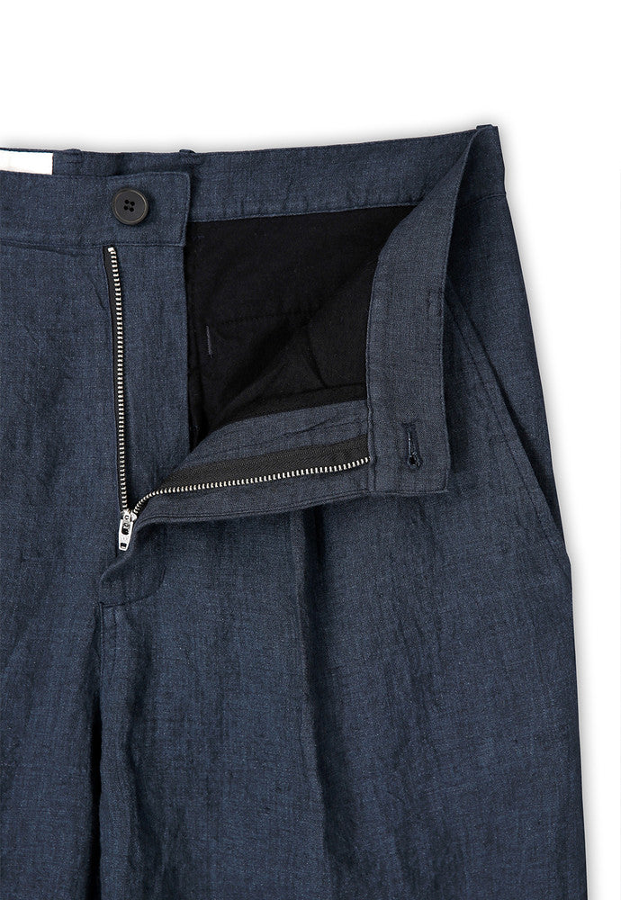 Art if acts - Linen One Tuck Pants (Indigo) product image 11 | TRAB K-Fashion Australia