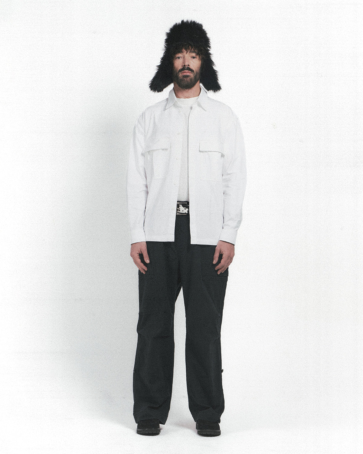 Eastlogue - Army Field Shirts (White) product image 1 | TRAB K-Fashion Australia