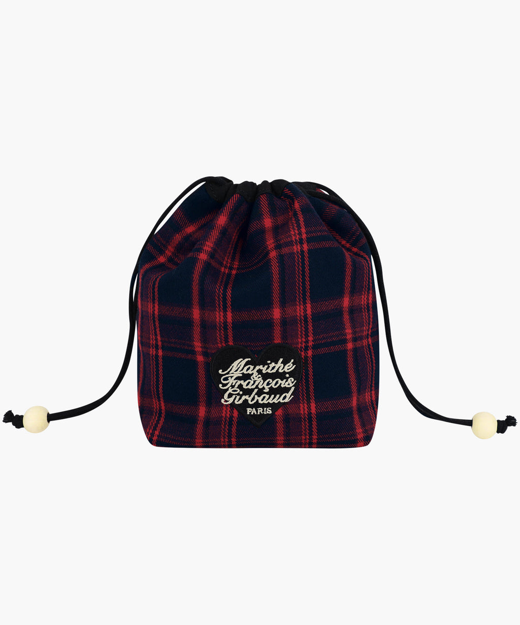 Marithe & Francois Girbaud - Heart Classic Logo String Pouch (Red) product image 5 | TRAB K-Fashion Australia