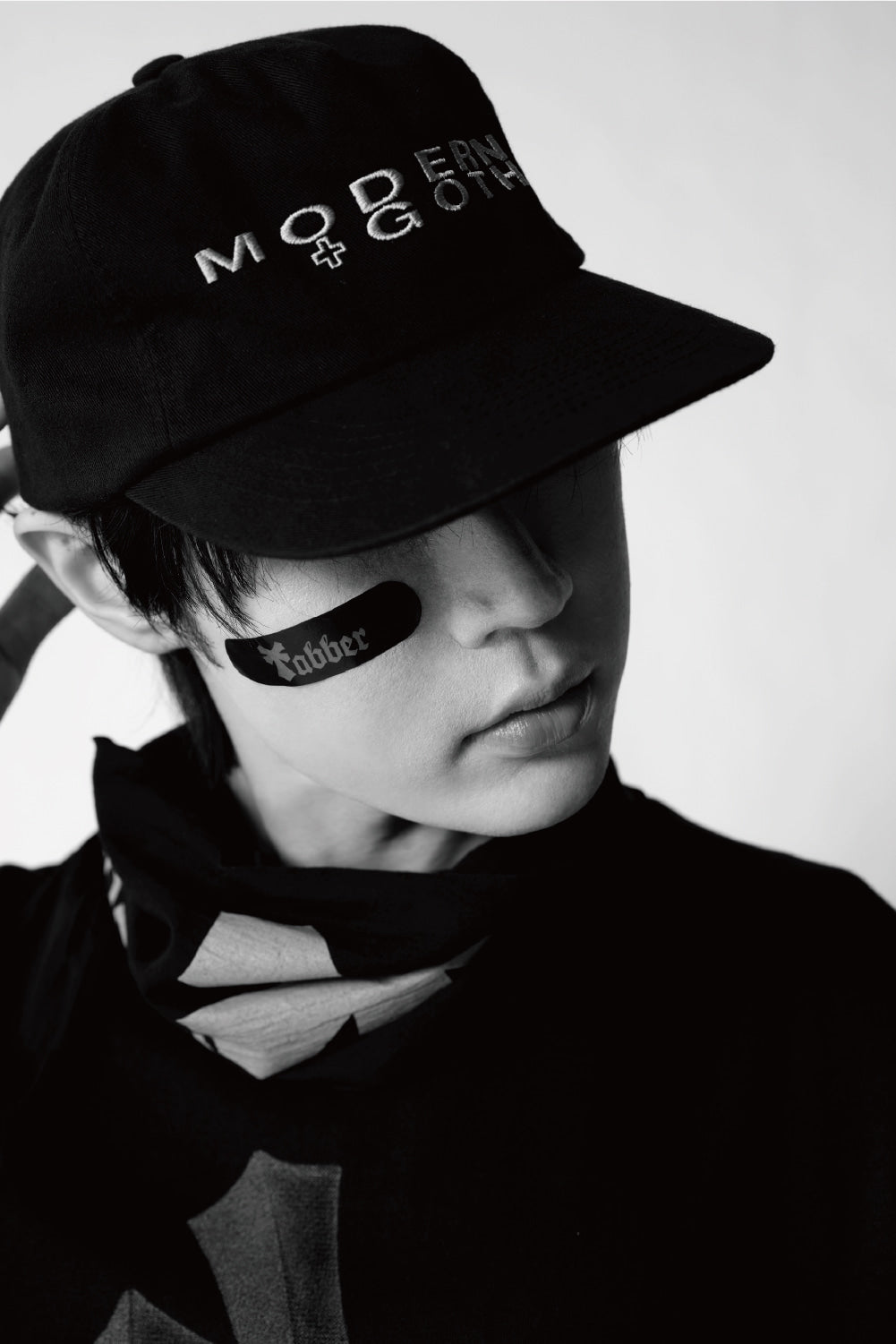Hatchingroom - Tabber Modern Goth Cap (Washed Black) product image 8 | TRAB K-Fashion Australia