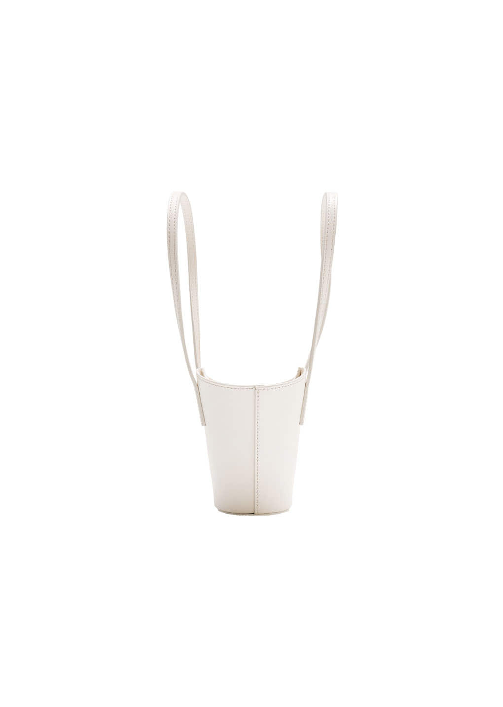 Amomento - Mini Leather Bucket Bag (White) product image 5 | TRAB K-Fashion Australia