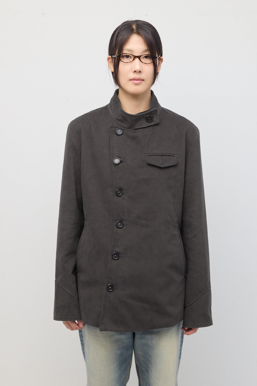 Hatchingroom - Fencing Coat (Charcoal) product image 7 | TRAB K-Fashion Australia
