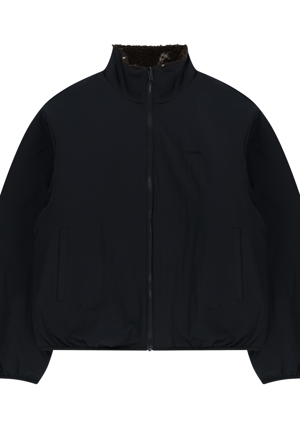 Coyseio - Petal Reversible Fleece Jacket (Brown) product image 3 | TRAB K-Fashion Australia