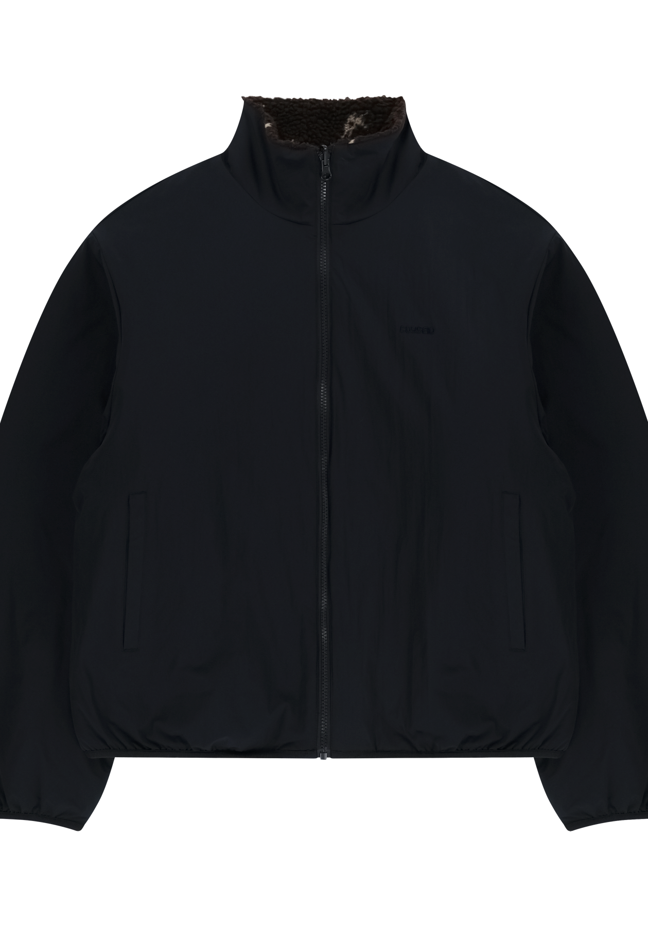 Coyseio - Petal Reversible Fleece Jacket (Brown) product image 3 | TRAB K-Fashion Australia