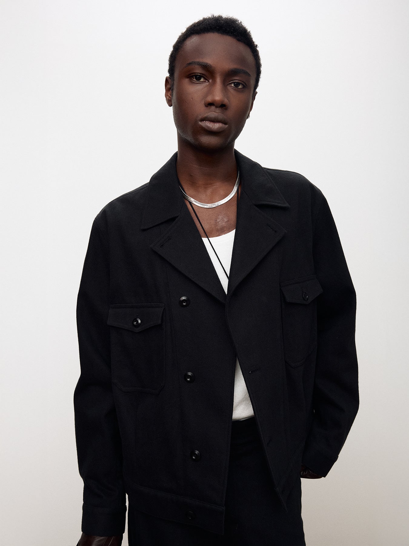 Tonywack - French Work Blouson Jacket (Black) product image 7 | TRAB K-Fashion Australia