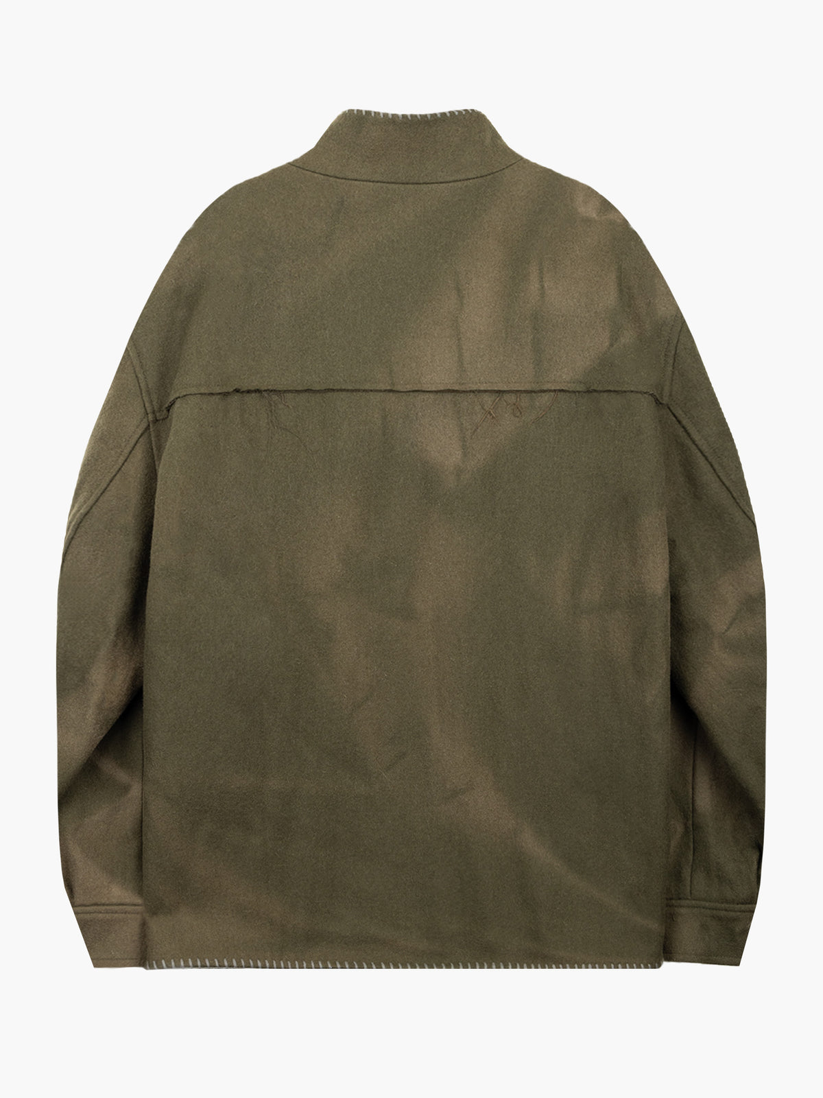 Jiyong Kim - Sun-Bleached Blanket Jacket (Green) product image 10 | TRAB K-Fashion Australia