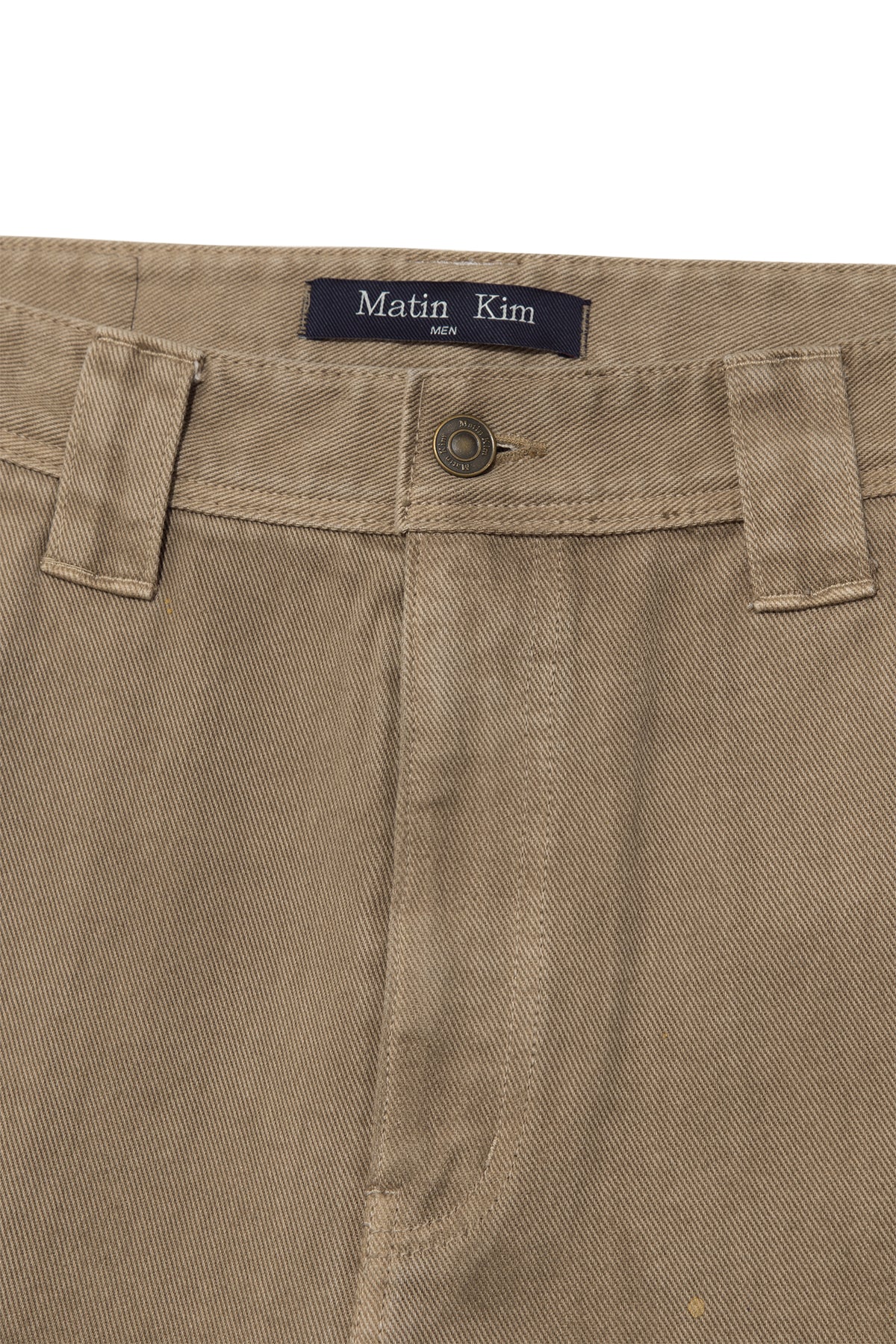 Matin Kim - Vintage Painting Carpenter Pants (Beige) product image 3 | TRAB K-Fashion Australia