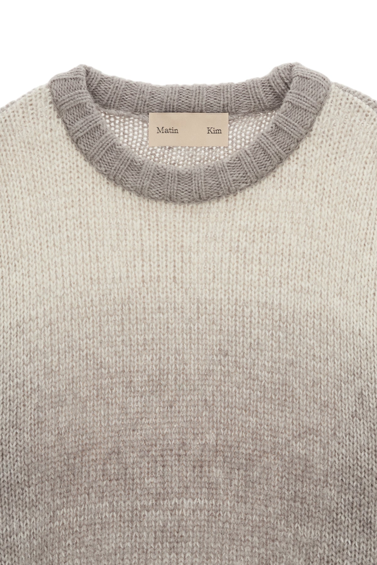 Matin Kim - Matin Gradation Knit Pullover (Grey) product image 3 | TRAB K-Fashion Australia