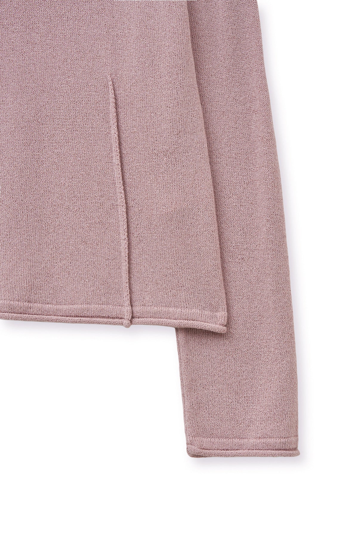 Matin Kim - Glitter Slim Logo Knit Top (Pink) product image 4 | TRAB K-Fashion Australia