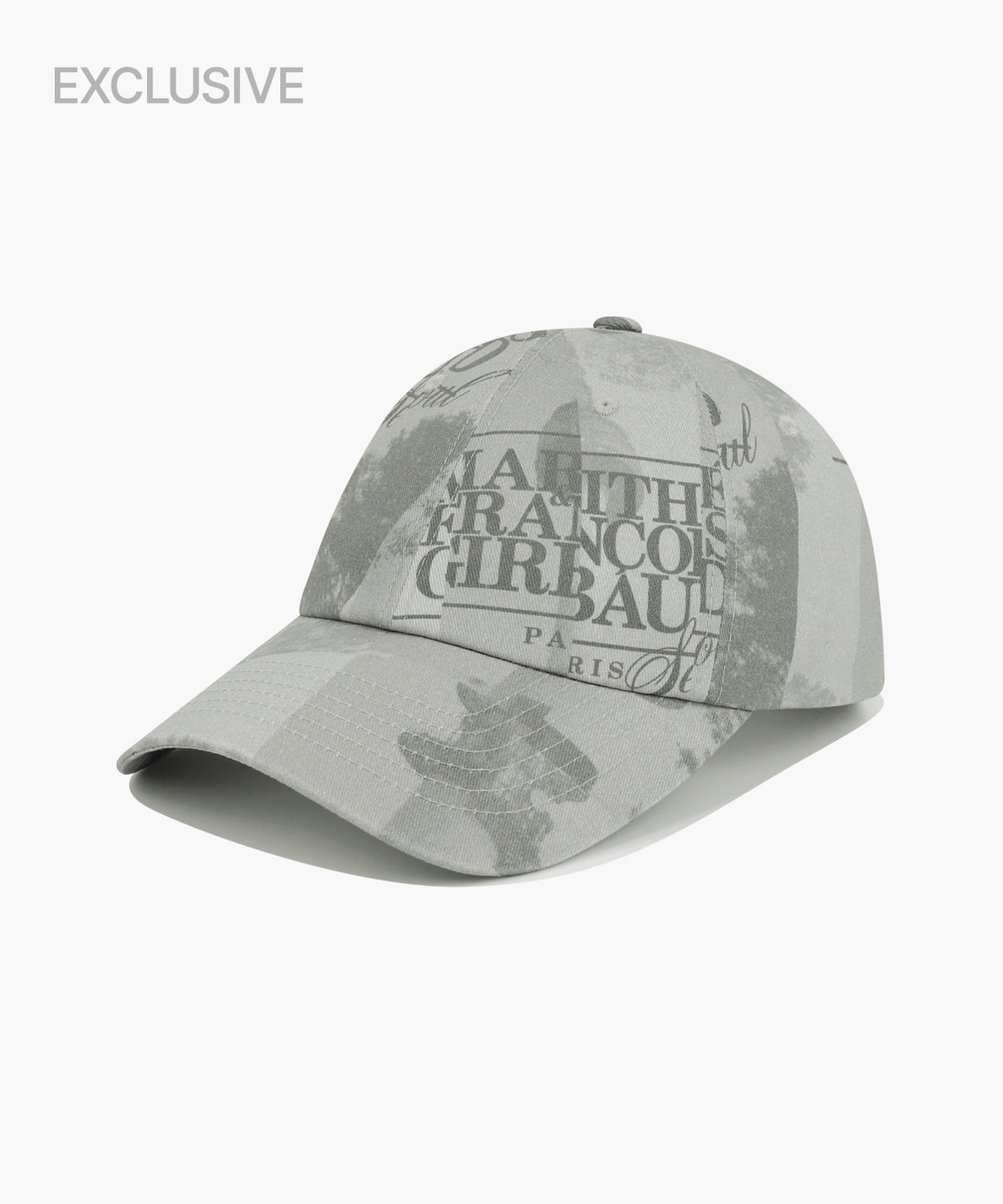 Marithe & Francois Girbaud - Seoul Exclusive Graphic Cap (Gray) product image 1 | TRAB K-Fashion Australia