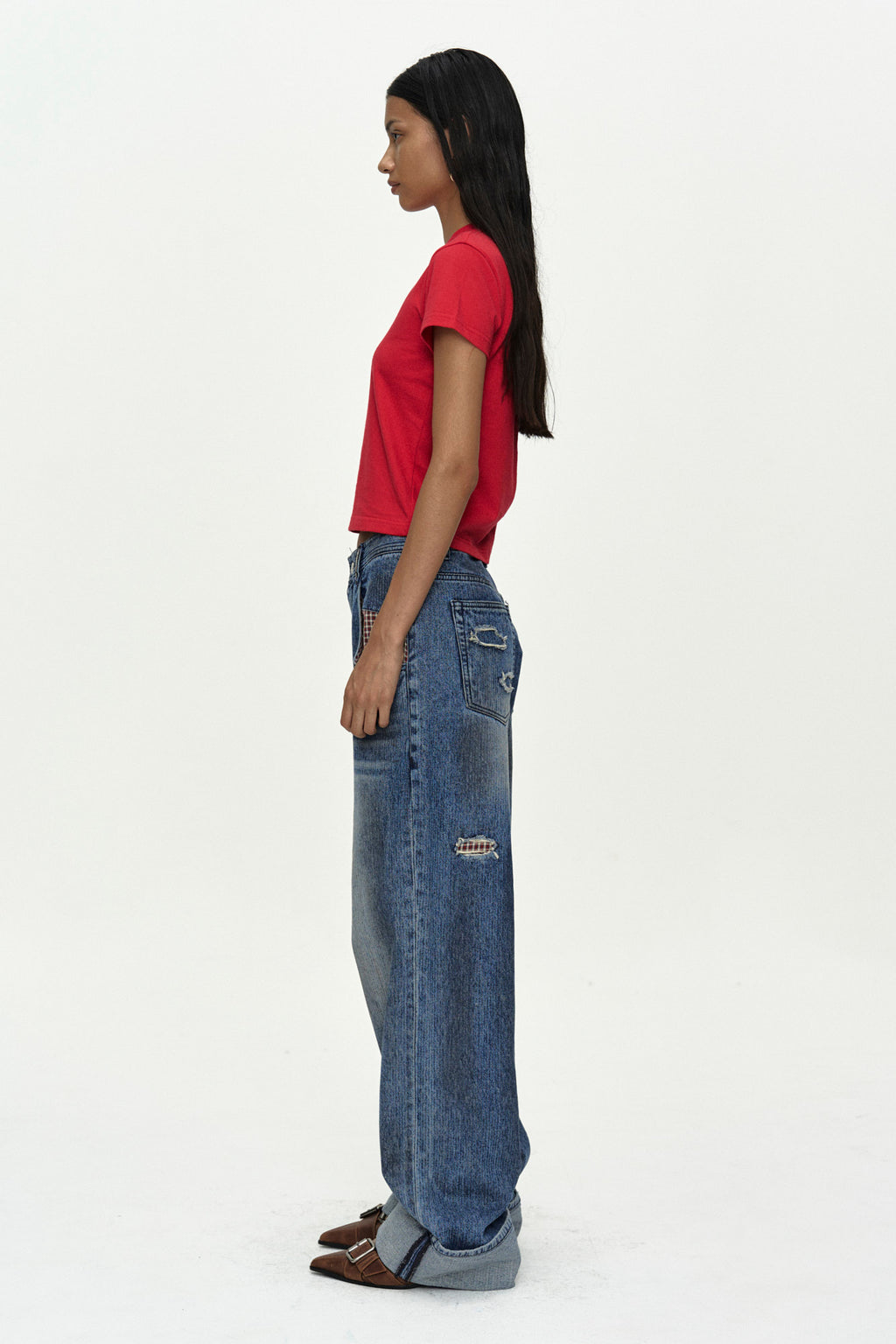 Andersson Bell - (essential) Baby Heartfix T-Shirt (Red) product image 4 | TRAB K-Fashion Australia