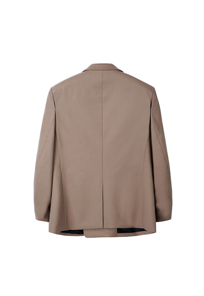 Tonywack - Clip Half-Double Blazer (Musk Beige) product image 7 | TRAB K-Fashion Australia