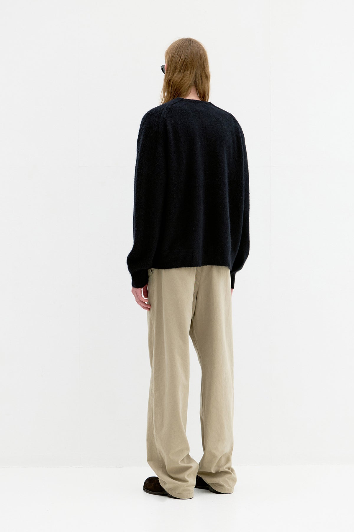 Coor - Raccoon Cropped Round Cardigan (Black) product image 4 | TRAB K-Fashion Australia