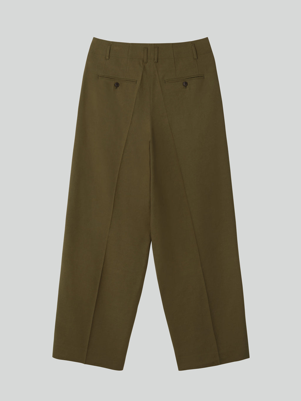 Recto - Linen Blend Pleated Pants (Khaki) product image 5 | TRAB K-Fashion Australia