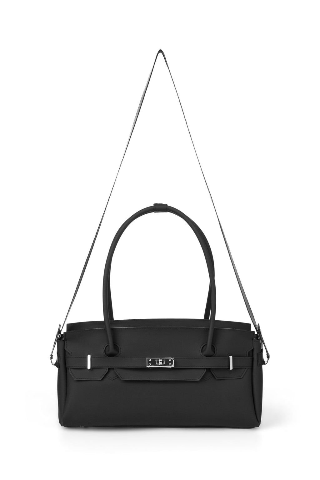 Deinet - [free Card Wallet] Jelly Two-Way Bag (Black) product image 4 | TRAB K-Fashion Australia