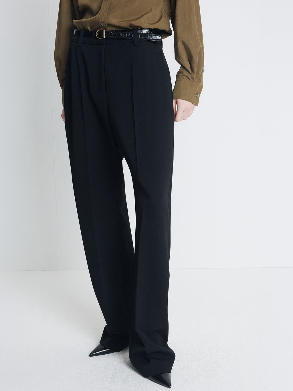 Tonywack - Wool Oversized Trousers (Black) product image 5 | TRAB K-Fashion Australia
