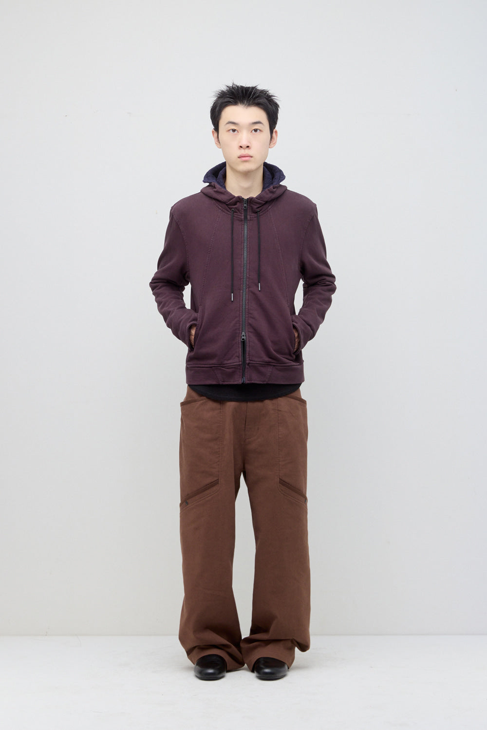 Hatchingroom - Twist Hoodie (Dark Purple) product image 6 | TRAB K-Fashion Australia