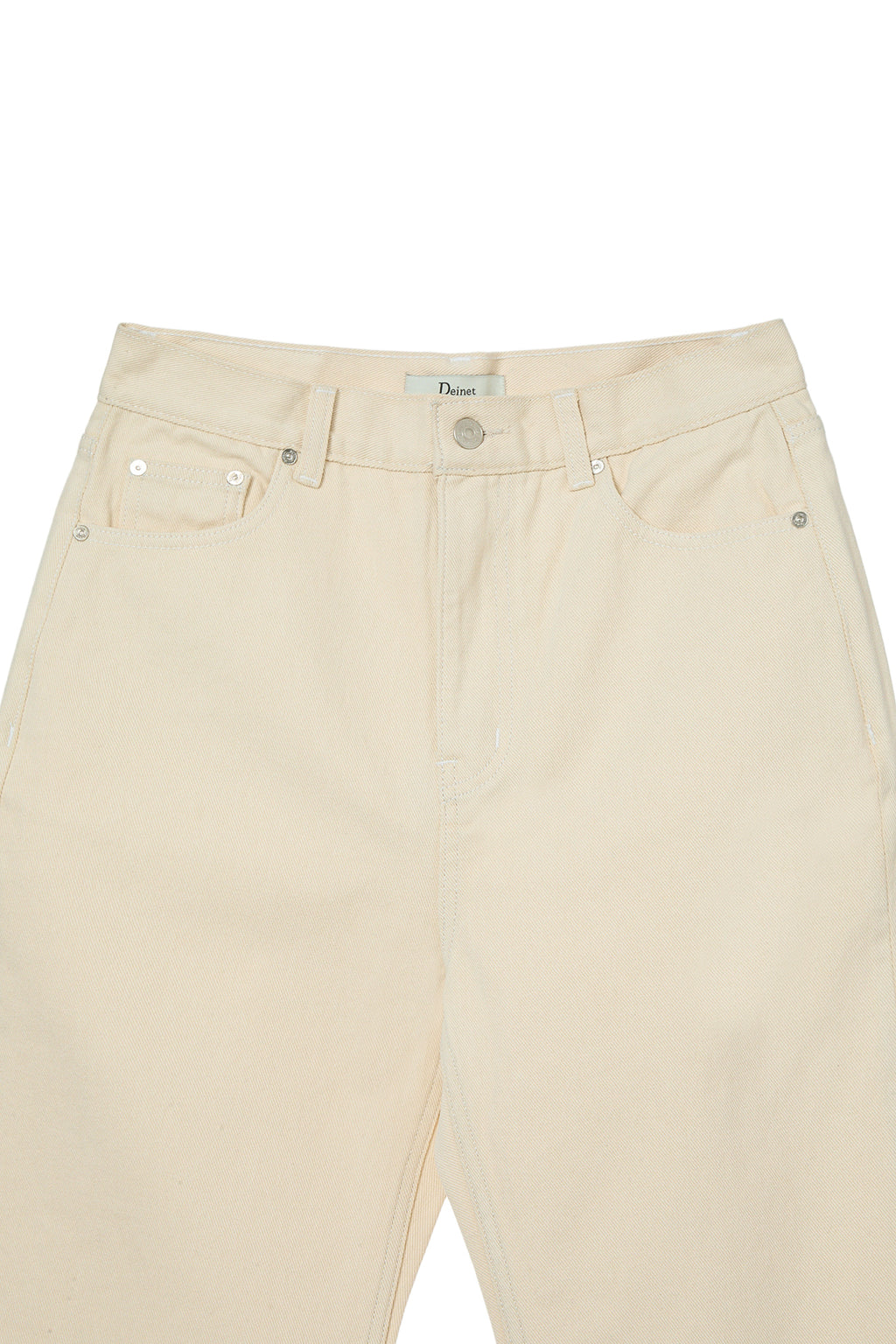 Deinet - Straight Denim Pants (Oatmeal) product image 6 | TRAB K-Fashion Australia