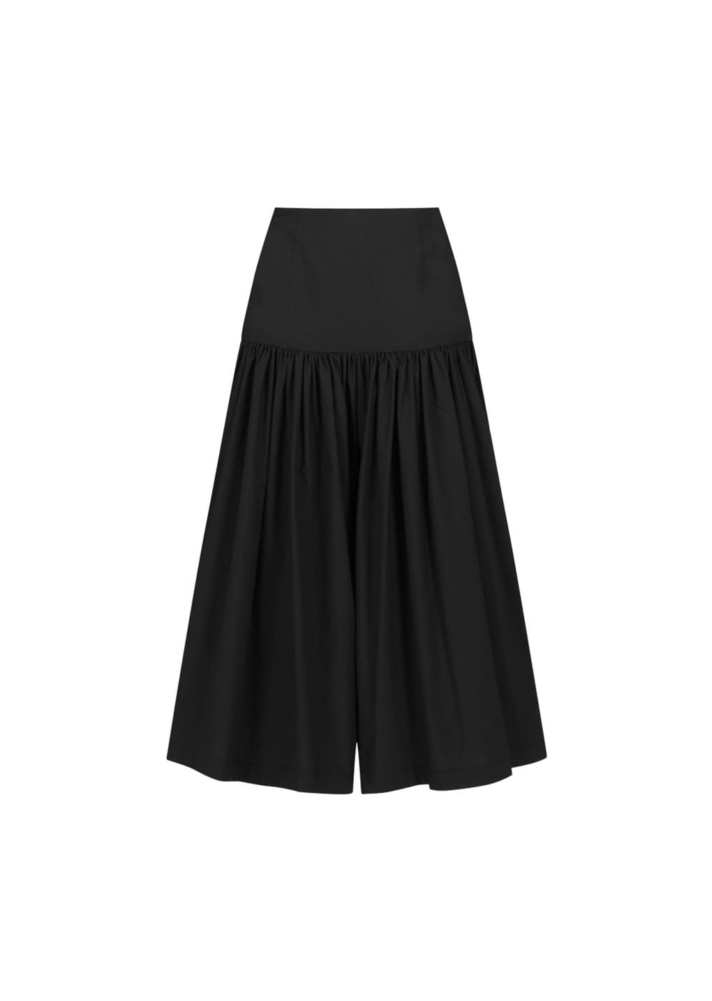 Amomento - Shirring Culotte Pants (Black) product image 5 | TRAB K-Fashion Australia