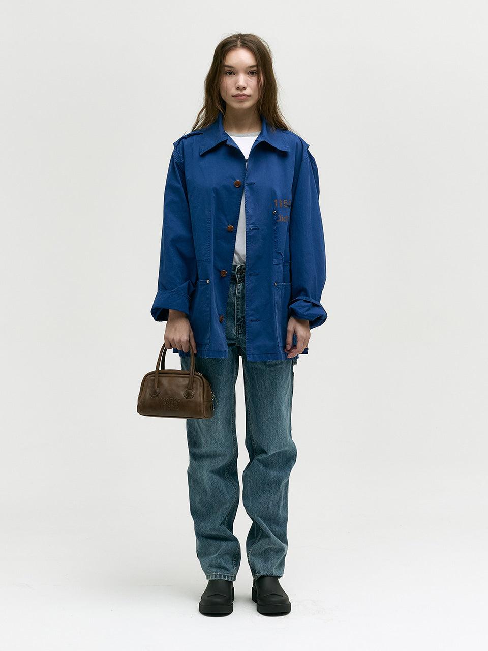 Marge Sherwood - Soft Tote Mini (Washed Brown Pull-Up) product image 3 | TRAB K-Fashion Australia