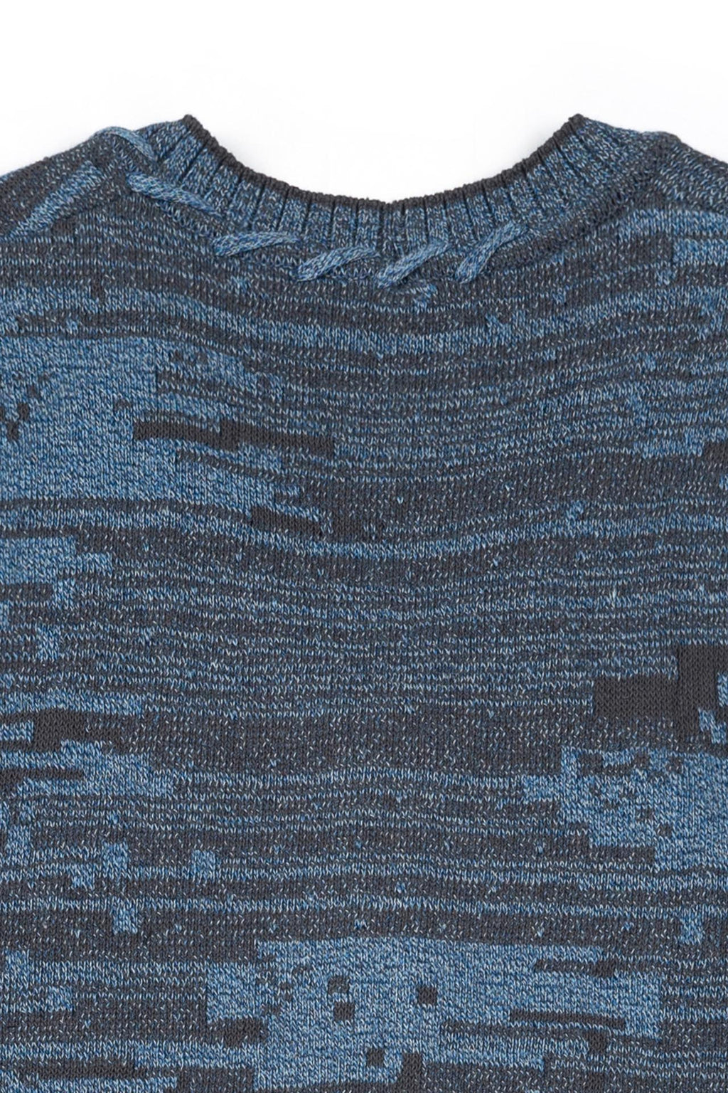 Ioedle - Mosaic Urban Knit Vest Cardigan (Blue) product image 8 | TRAB K-Fashion Australia